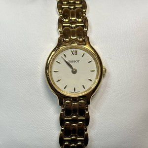 Tissot Stylist Watch Gold Plated Stainless Steel